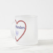 Liebe Verlassen Handers Mattglastasse (Vorderseite Links)
