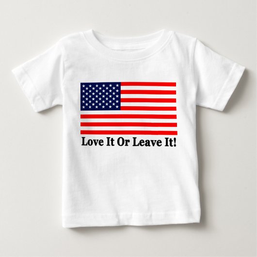 Liebe verlässt es oder es! baby t-shirt (Vorderseite)