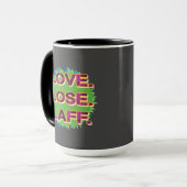 Liebe. Verlieren. Laff. GFX-01 Tasse (Vorderseite Links)