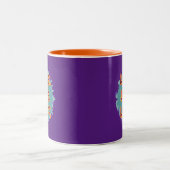 Liebe. Verlieren. Laff. GFX-02 Zweifarbige Tasse (Mittel)