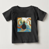 Liebe verließ es oder Live es Hakuna Matata Baby T-shirt (Vorderseite)