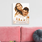 Liebe Verlobung Foto Canvas Print Leinwanddruck (Insitu (Wohnzimmer))