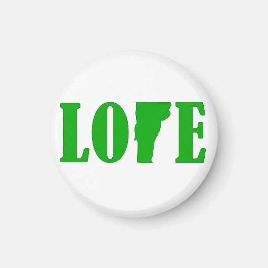 Liebe Vermont Magnet (Vorne)