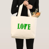 Liebe Vermont Tote Tag Jumbo Stoffbeutel (Vorderseite (Produkt))