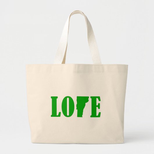 Liebe Vermont Tote Tag Jumbo Stoffbeutel (Vorne)