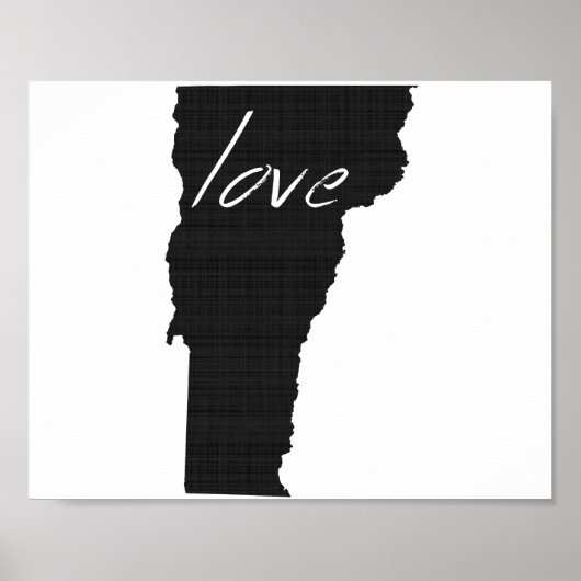 Liebe Vermont Wall Poster (Vorne)