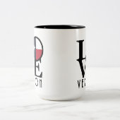 LIEBE VErnon Texas 15oz Zweifarbige Tasse (Mittel)