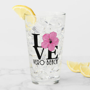 LIEBE Vero Beach Hibiskus Glas