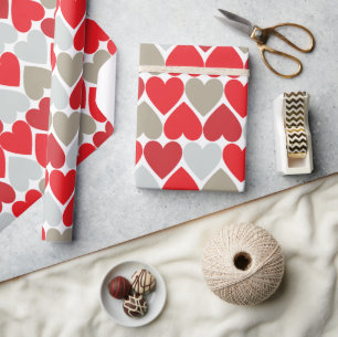 Liebe-Verpackungs-Papier Geschenkpapier