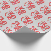 Liebe-Verpackungs-Papier Geschenkpapier (Ecke)