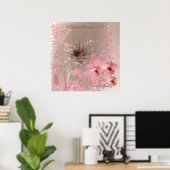 Liebe Versage ConeFlower Collage nie Poster (Heimbüro)