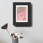 Liebe Versage ConeFlower Collage nie Poster