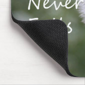 Liebe Versage Dandelion1 Korinther 13 Mousepad (Ecke)