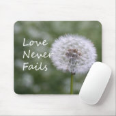 Liebe Versage Dandelion1 Korinther 13 Mousepad (Mit Mouse)