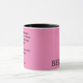 Liebe Versage nie | 1 Korinther 13 | PERSONALISIER Tasse (Zentrum)