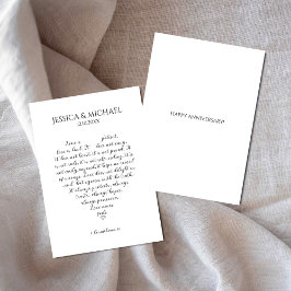 Liebe Versage nie 1 korinthischer Geistlicher Karte