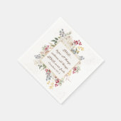 Liebe Versage nie Bibel Verse Winter White Roses Serviette (Ecke)