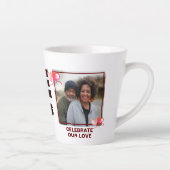 LIEBE VERSAGE NIE Christliches Foto Milchtasse (Rechts)