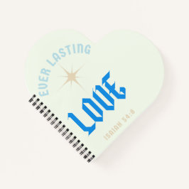 Liebe Versage nie, Hochzeit, Ehe, Grafikkunst Notizblock