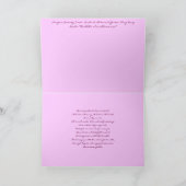 Liebe Versage nie Karte (Innenseite)