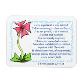 Liebe Versage nie Magnet (Horizontal)