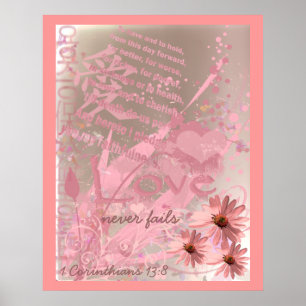 Liebe Versage nie mit Ehegatten Poster