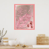 Liebe Versage nie mit Ehegatten Poster (Küche)