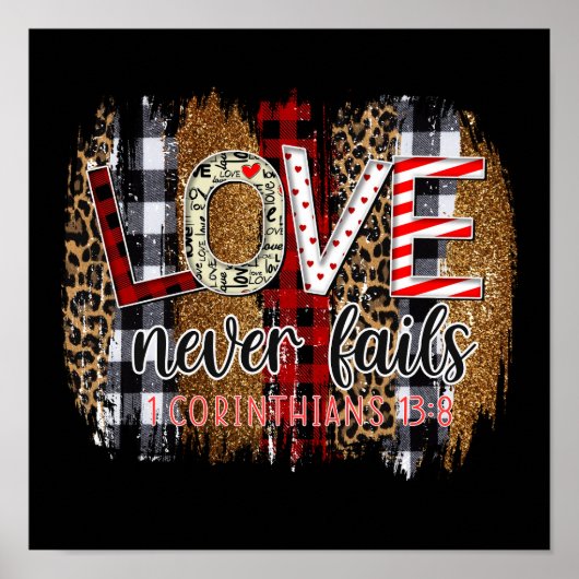 Liebe Versage nie Poster (Vorne)