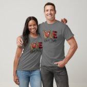 Liebe Versage nie Rainbow Leopard Christlich Valen T-Shirt (Unisex)