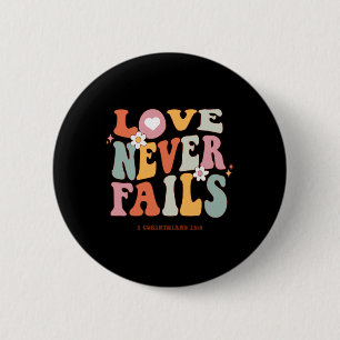 Liebe Versage nie Retro-Positivitätssatz Preppy Y2 Button