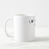 Liebe Versage nie, Rose Kaffeetasse (Links)