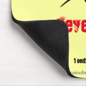 LIEBE versage nie ROSE Mousepad (Ecke)