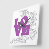 Liebe Versage nie - Uhr (Winkel)
