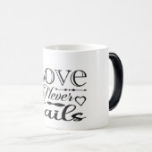Liebe versage nie verwandlungstasse (VorderseiteRechts)