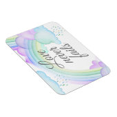 Liebe Versage nie Wasserfarbenwald Magnet (Rechte Seite)