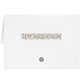 Liebe Versage niemals ~ Scripture~Gold (Rückseite Horizontal)