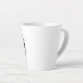 Liebe versagt nie Latte-Mug Milchtasse (Rechte Ecke)