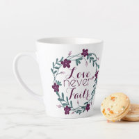 Liebe versagt nie Latte-Mug