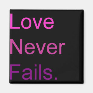 Liebe versagt nie magnet