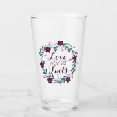 Liebe versagt niemals glas (Vorderseite)