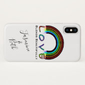 Liebe verschmilzt wunderschön, bunt Regenbogen Case-Mate iPhone Hülle (Rückseite (Horizontal))