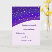 Liebe verspricht Jahrestags-Gruß-Karte Karte (Gelbe Blume)