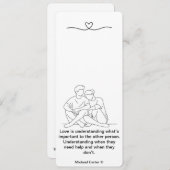 Liebe versteht einladung (Vorne/Hinten)