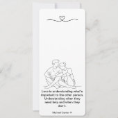 Liebe versteht einladung (Vorderseite)