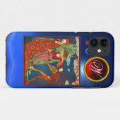 LIEBE, VERSUCH UND TOD ROTES GEM STEINMONOGRAM Case-Mate iPhone HÜLLE (Rückseite (Horizontal))