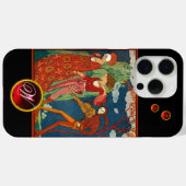 LIEBE, VERSUCH UND TOD ROTES GEM STEINMONOGRAM Case-Mate iPhone HÜLLE (Rückseite (Horizontal))