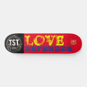 LIEBE-VERTEIDIGER/JMT-SKATEBOARDS SKATEBOARD (Horizontal)