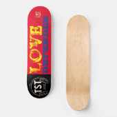 LIEBE-VERTEIDIGER/JMT-SKATEBOARDS SKATEBOARD (Vorderseite)