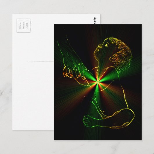 Liebe, Vertrauen, Hoffnung Postkarte (Vorne/Hinten)