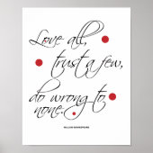 Liebe, Vertrauen Sie ein paar ... Poster (Vorne)